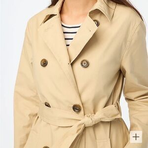 NWT Jcrew factory khaki trench coat size 18